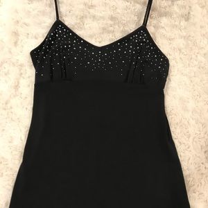 Black sequin camisole